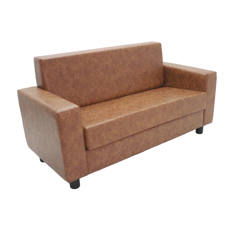 SoftScape Inspired Playtime Kids Classic Sofa, Pecan