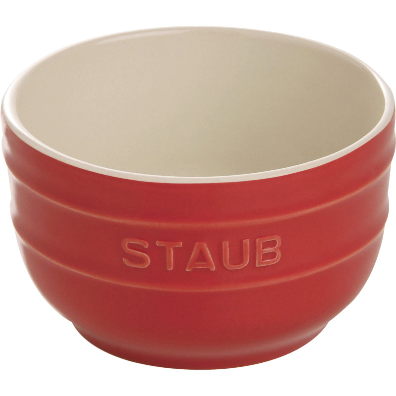 Staub Ceramic 2-piece Prep Bowl Set, Cherry