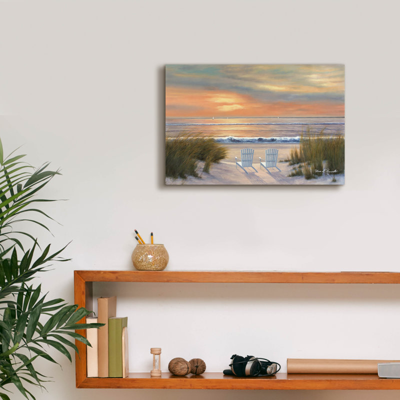 «Paradise Sunset» par Diane Romanello, H 12 po x l 18 po x P 0,75 po