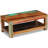 Nassau Solid Wood Frame Single Coffee Table with Storage