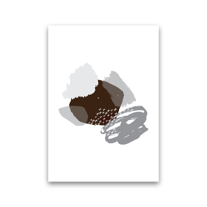 Mismatch Grey And Black by Pixy Paper - Print, Unframed, 29.7cm H x 21cm W x 1cm D