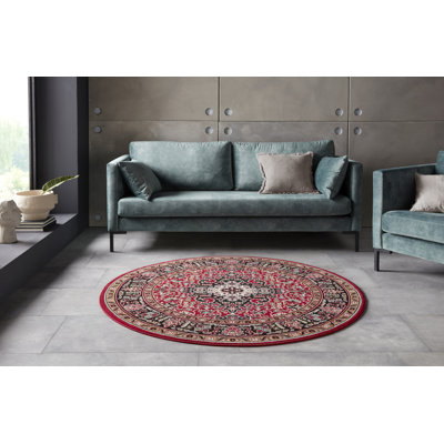 Skazar Isfahan Tufted Red Rug