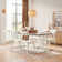 Cottrill 6 - Person Rectangular Double Pedestal Dining Set