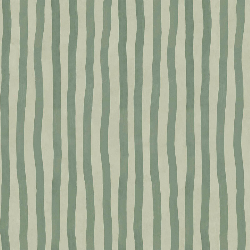 ARTIST'S STRIPE Wallpaper - Opal 9'10" - full height wallpaper