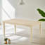 Ensemble de 5 ensembles repas: table rectangulaire et 4 superbes chaises aux teintes brunes.