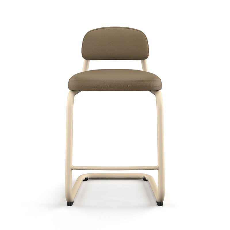 Tabouret de comptoir Amisco Flynn, Brun taupe