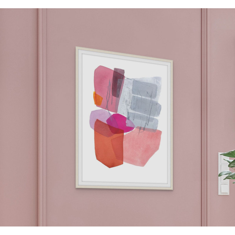 Abstract Print by Simone Christen, 17" H x 14" W