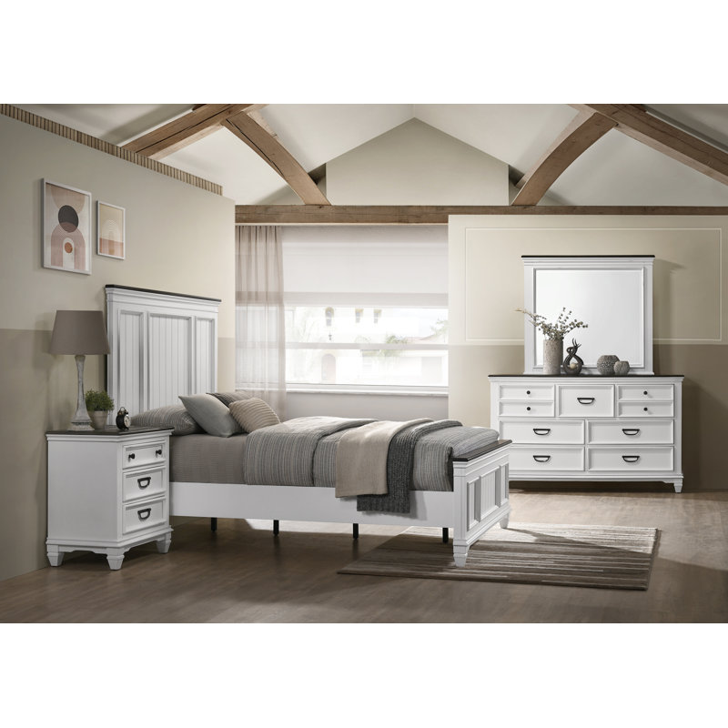 Laurel Foundry Modern Farmhouse Withyditch Wood Bedroom Set With ...