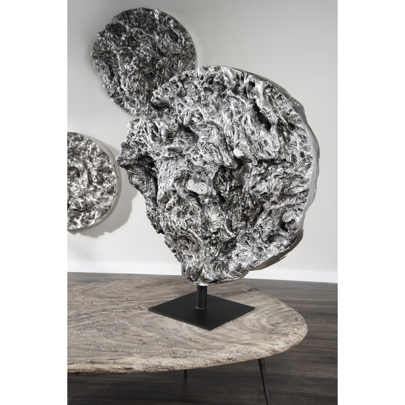 Cast Root Silver Standing Sculpture