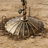 29" H Bird Bath Antique Bronze Metal Pedestal with Butterfly & Vine Details, Honeycomb Basin Decorative Bird Feeder for Outdoor Garden, Yard & Patio