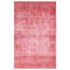 Tapis transitionnel de couleur rouge 3 pi 7 po x 6 pi 0 po