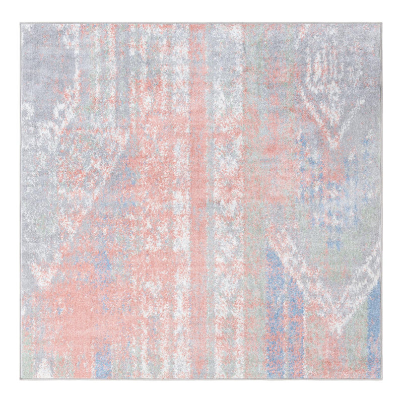 Massie Abstract Indoor Rug, Square 5'3"