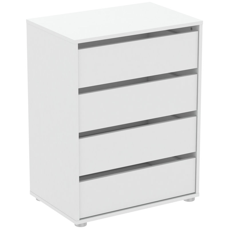 Selestina 60cm W 4 - Drawer Chest of Drawers, Matt White