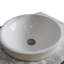 Plateau de meuble-lavabo double 61 "avec lavabo-52240554