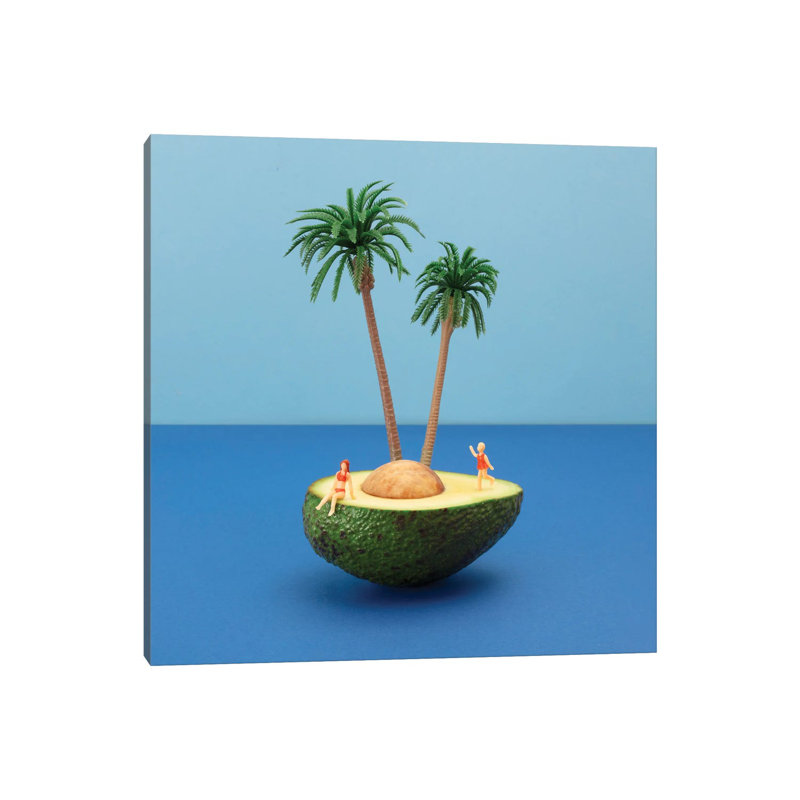 Avocado Island by Pepino De Mar - Wrapped Canvas Print, 30.48 cm H x 30.48 cm W