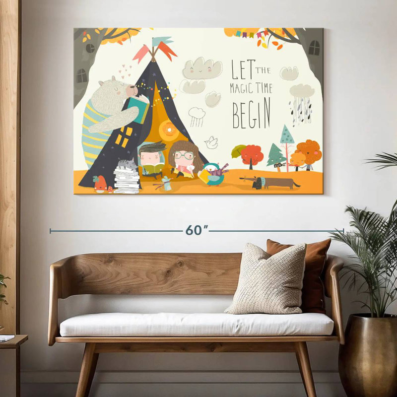 Ashelle «Let The Magic Time Commencer», H 34 po x l 51 po