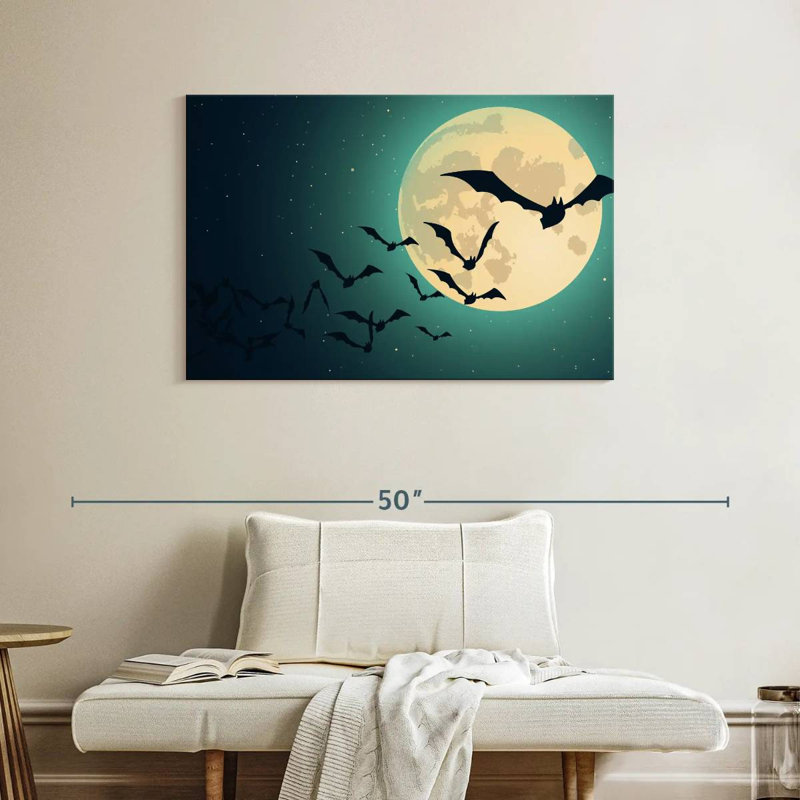 Les chauves-souris de la nuit, H 26 po x l 39 po