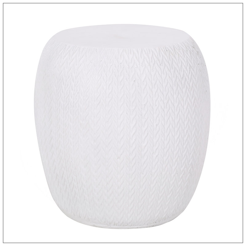 Table d'appoint d'extérieur en béton léger