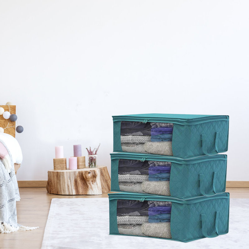 Rebrilliant Fabric Storage Bag, Green