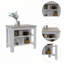 Îlot de cuisine à 3 tablettes Rockaway -559241602-559241605