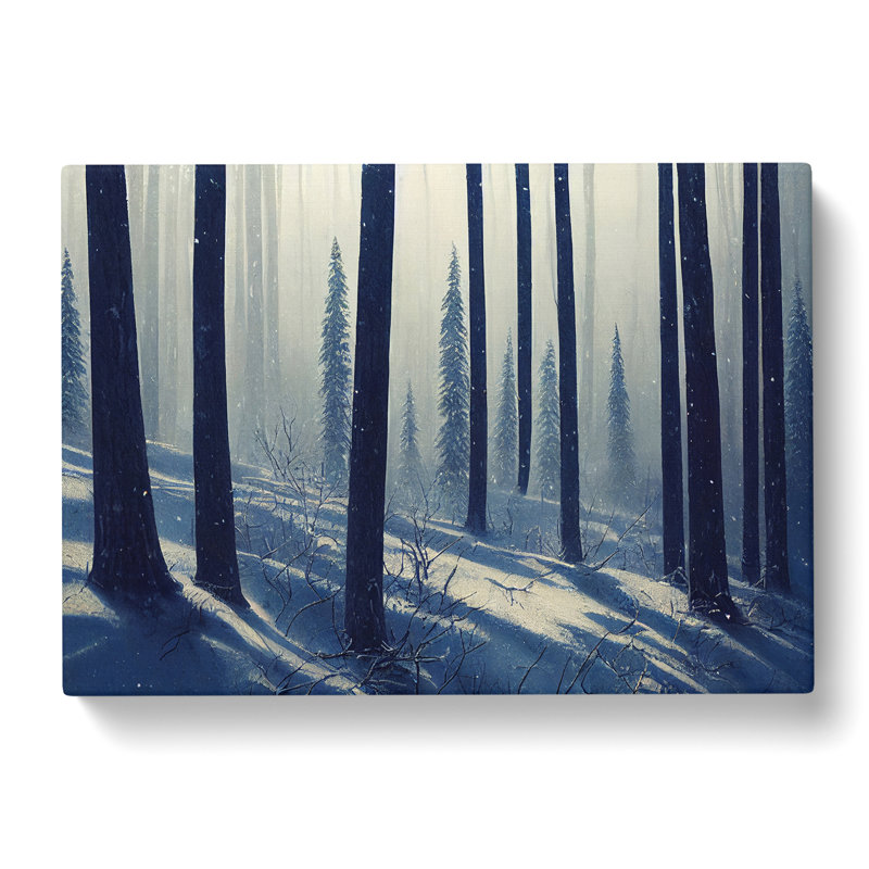 Beauteous Winter Forest - Wrapped Canvas, 50cm H x 76cm W x 3cm D
