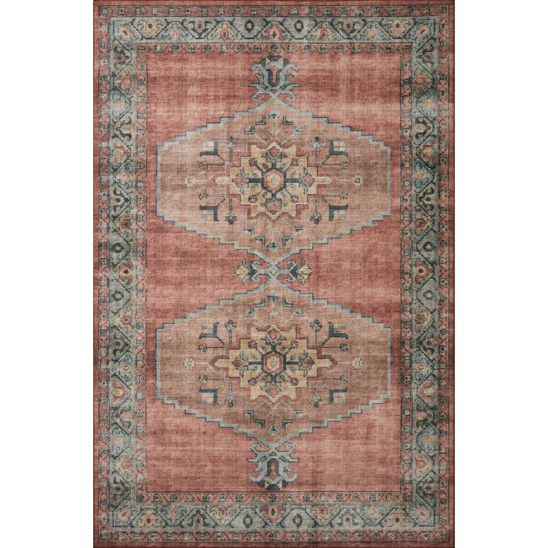 Tapis à motif tissé beige, Rectangle 3 pi 9 po x 4 pi 11 po