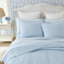 Ensemble de courtepointe réversible en coton bleu rayé Laura Ashley Oxford-97843719