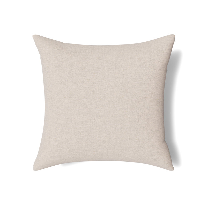 Isla Square Pillow Cover & Insert, Quartz