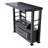 NG -94-Inch 6-Burner 85000 BTU Deluxe Stainless Steel Gas Outdoor Kitchen Bar Barbecue Island Grill  + Wine Cooler Compact Refrigerator + Rotisserie + Granite Countertops + Storage Cabinets & Drawers-546013164