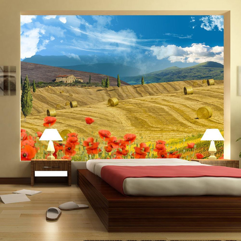 Murale paysage d'automne Dawni, L 96 po x l 137 po