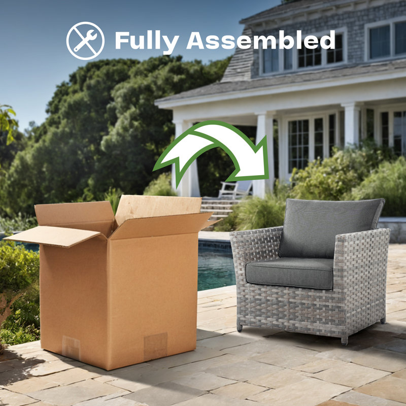 12-Person Mostly No Assembly Required Outdoor Sectional With Cushions And Swivel Rockers, All-Weather Wicker Patio Set, Black