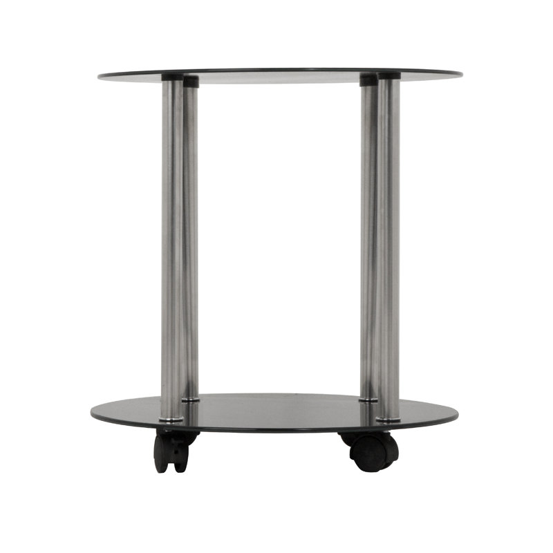 Markesan Glass Top End Table