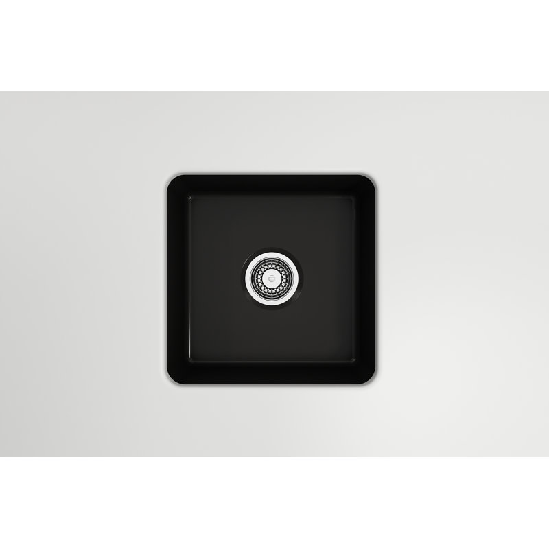 18'' L Kitchen Sink, Matte Black