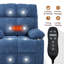 Fauteuil inclinable en chenille robuste avec deux moteurs, idéal pour la relaxation et le massage par vibration