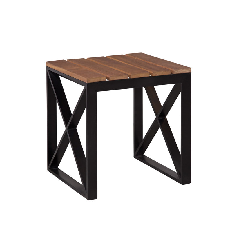 Mendocino Outdoor Square Teak Side Table