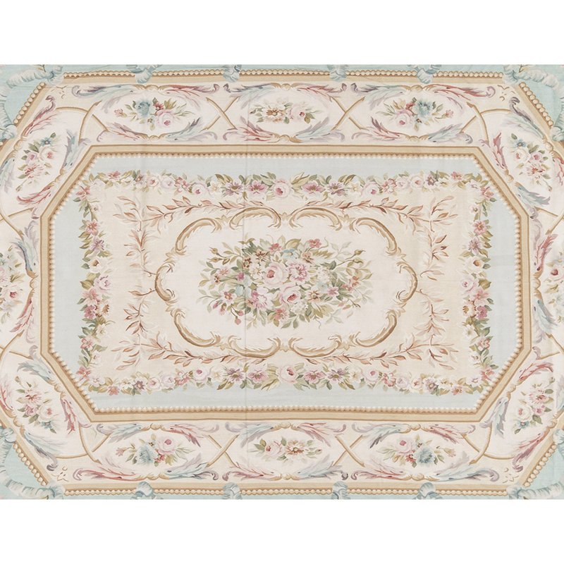 Aubusson Renaissance Wool Oriental Area Rug