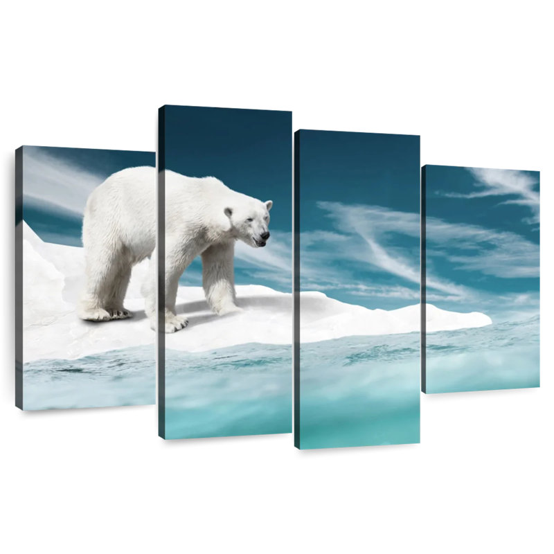 Brampt Ice Bear, 14" H x 24" W