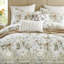 Ensemble de literie en coton de qualité supérieure, satin floral luxueux, confort toutes saisons