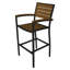 Chaise avec accoudoirs de bar POLYWOOD Euro-9705819-9705826