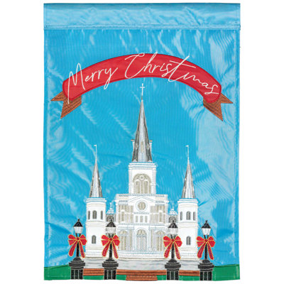 Dasmon Double Sided 18 in. H x 13 in. W Polyester Christmas Garden flag