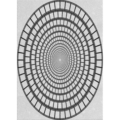 Tapis gris à motif géométrique Southport
