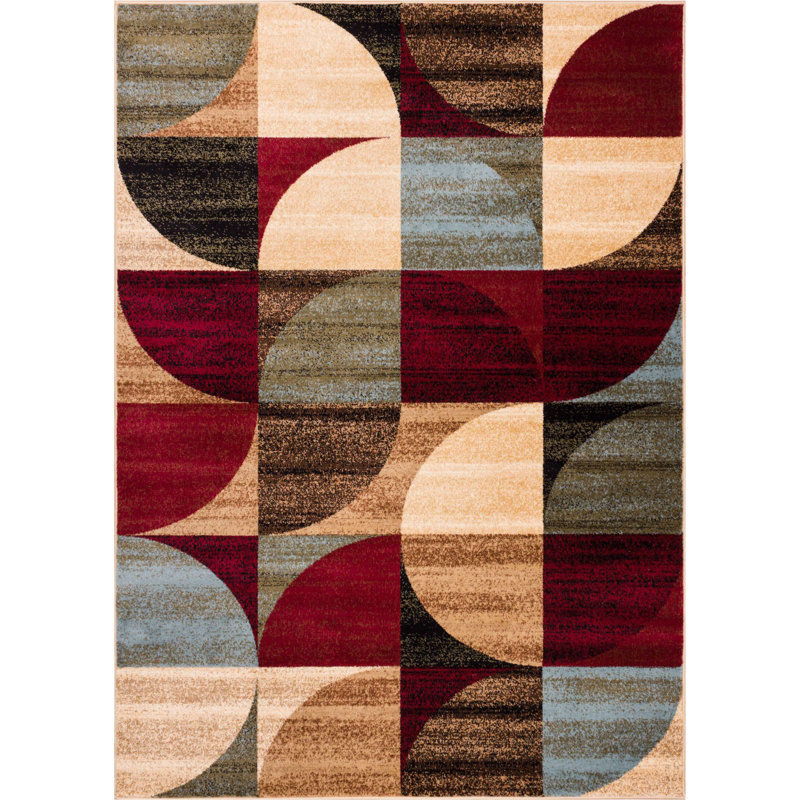 Kacey Geometric Area Rug, Rectangle 160 x 220cm