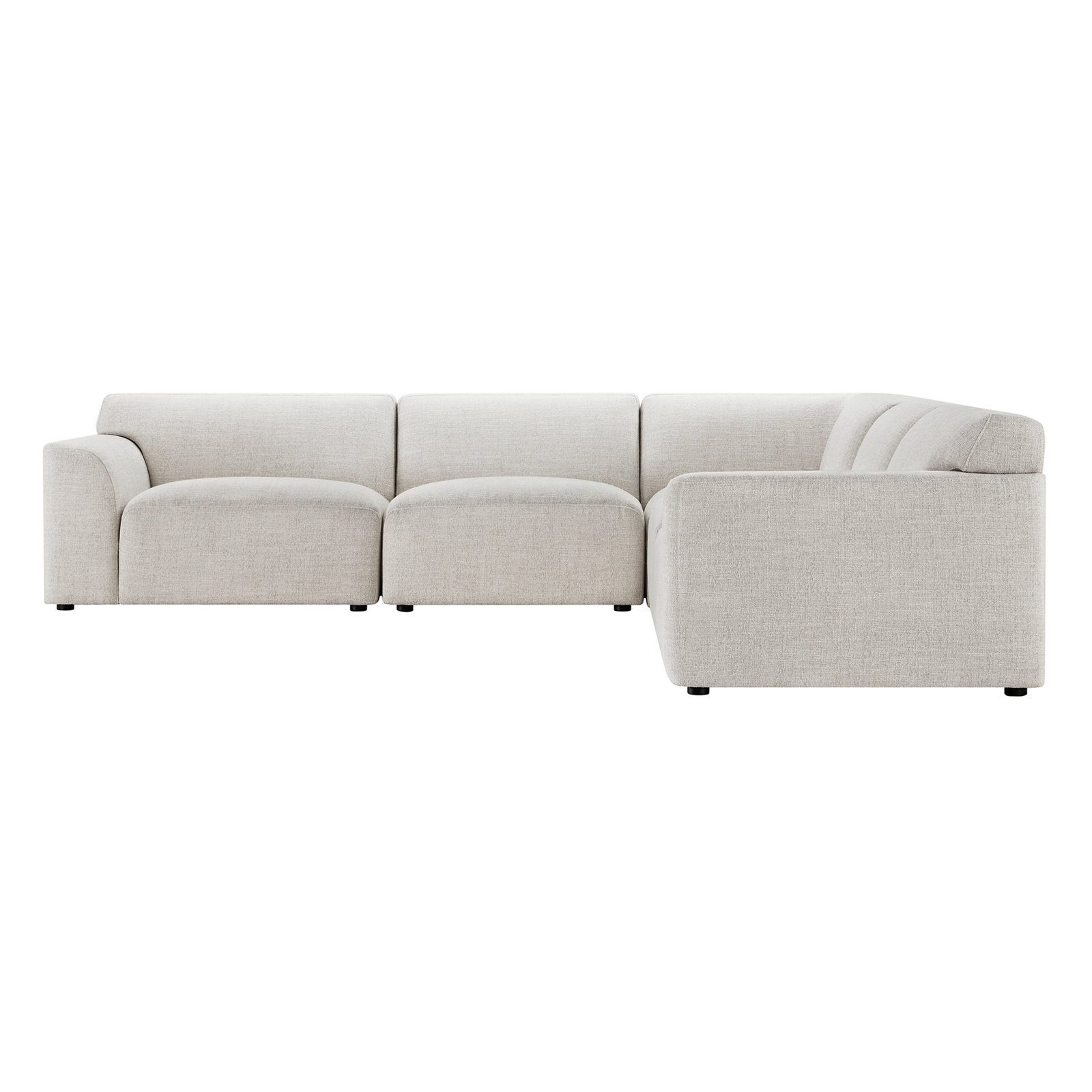 Morell Modular Sectional, Nathan Wheat Tweed