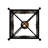 Standford 1 - Light Black Hills Gold Lantern Pendant