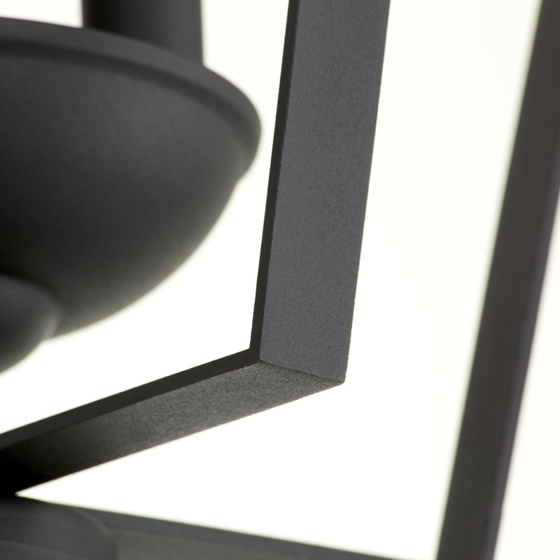 Derrico 3 - Light Lantern Pendant, Noir