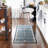 EVERWASH Haven Distressed Border Machine Washable Area Rug with AirFlo Technology, Blue, 2'6"x7'-126586812-126586813