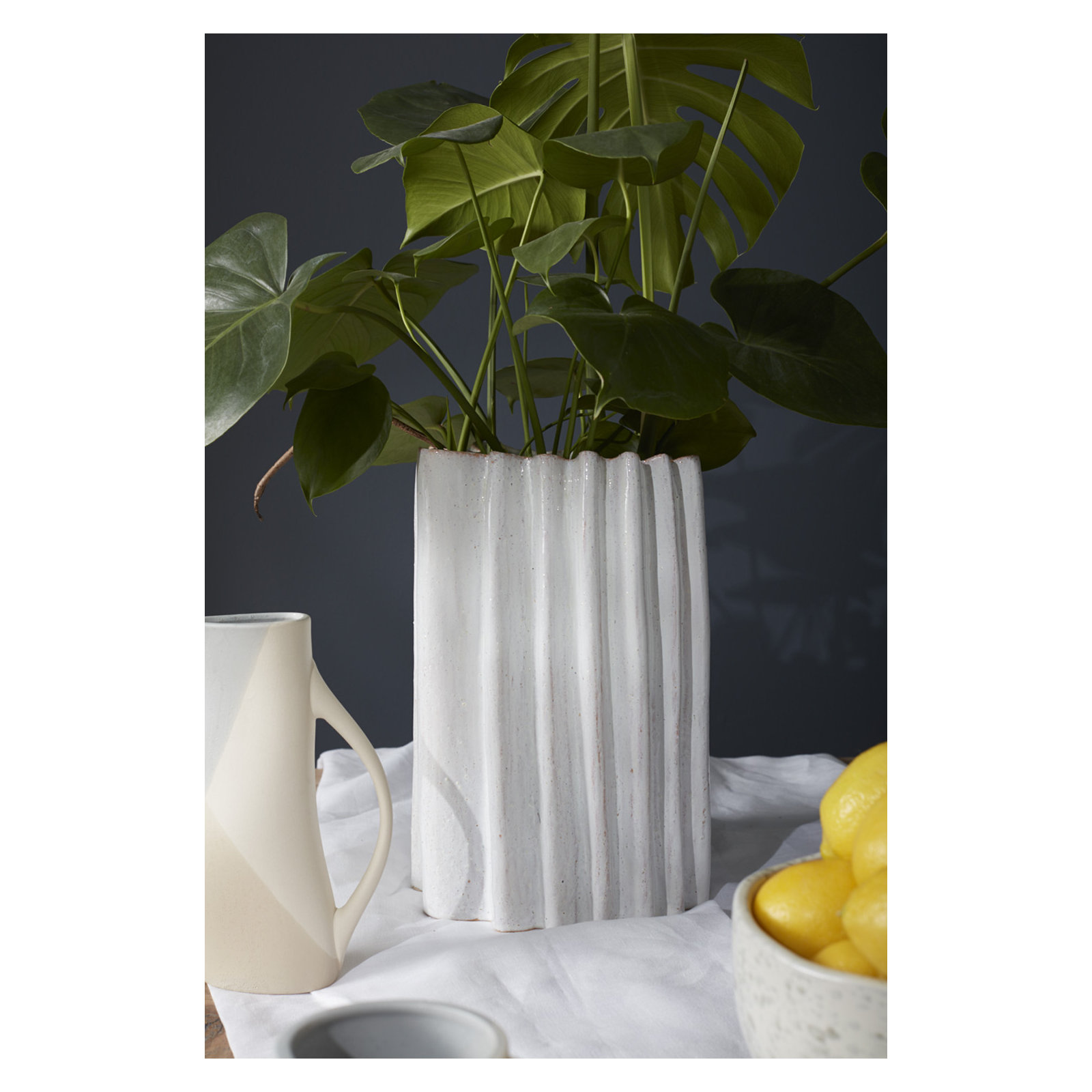 Asgari 15'' Handmade Ceramic Table Vase