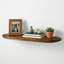 Tablette flottante en bois massif