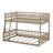 Full XL Over Queen Bunk Bed With Guardrails And Ladder-1026937880