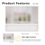 LED bathroom medicine cabinet, single-colour warm light